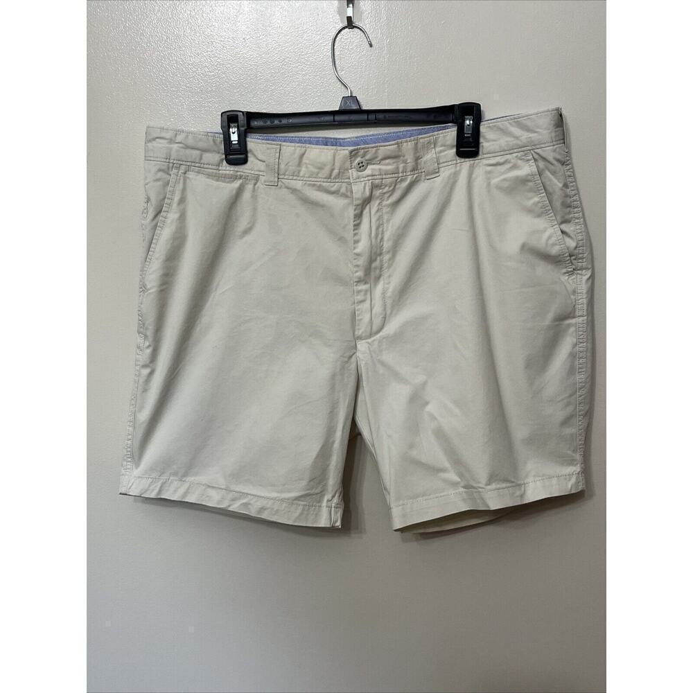 Daniel Cremieux Chino Cotton Ivory Stone Shorts Size 40